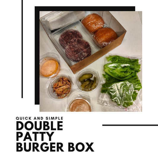 Burger box for two